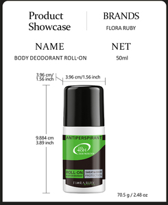 48H Man Deodorant Body Organic Fragrance Roll-on Homme Dry Underarm Natural Ingredients Non irritating Anti friction Roll On - Product Image 5