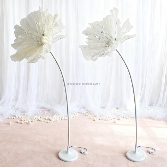 AnnieLu Flower Load Light Wedding Decoration Warm LED Flower Lights Centerpieces Flower Lights for Weddings