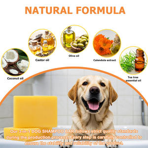 Jabón de barra de champú orgánico Natural 3 en 1 para perros, baño de animales, cuidado del cabello, limpieza profunda - Product Image 3