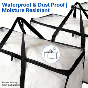 Tas Penyimpanan Pakaian Kapasitas Besar Boonest, Tas Organizer Selimut, Pakaian, dan Perlengkapan Tempat Tidur, Tas Pindahan - Product Image 1