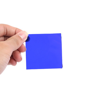 <span class=keywords><strong>Verre</strong></span> filtrant optique bleu cobalt sur mesure Yangxin, transmittance de 90 % pour <span class=keywords><strong>verre</strong></span> de vue incendie QB28 QB3 - Product Image 5