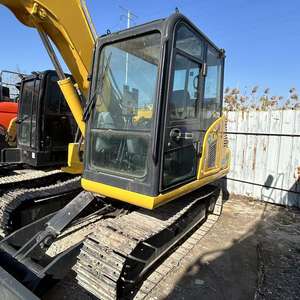 Excavatrice d'occasion Komatsu PC70 PC70-8 PC 75 75-2 75-3 d'origine japonaise, mini-excavatrice sur chenilles d'occasion pour travaux de terrassement - Product Image 4