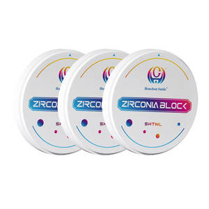 Stml Tandheelkundig Laboratoriummateriaal Meerlagig Zirkoniumoxide Blokkeert Prijsleverancier Voor Cadcam-Keramiek Tandheelkundige Zirkonia-Schijf - Product Image 2