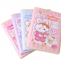 96 feuilles de kimono japonais Kawaii mignon A7 100K Eva cahier avec boucle de manchon en caoutchouc