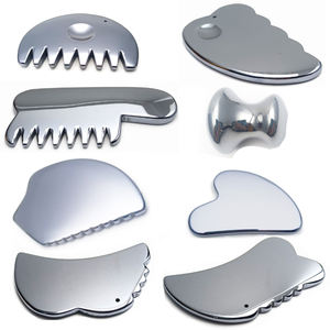 Outil de massage facial GuaSha en térahertz fait main de qualité supérieure, en quartz rose naturel et pierre de térahertz thérapeutique - Product Image 6