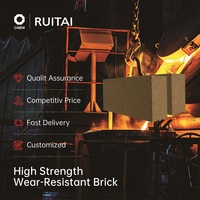 Brique réfractaire haute résistance et anti-usure, haute densité et anti-abrasion pour sortie de four industriel
