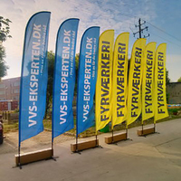 Extérieur promotionnel vtt drapeau personnalisé