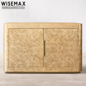 Meuble TV WISEMAX FURNITURE en bois massif de style américain, <span class=keywords><strong>console</strong></span> de salon, coffre de rangement <span class=keywords><strong>rectangulaire</strong></span> en métal avec tiroirs, chambre à coucher - Product Image 4