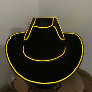 Sombrero de Vaquero LED para Festival de Música, Sombrero de Vaquera Luminoso de Moda para Halloween, Venta al por Mayor - Product Image 4