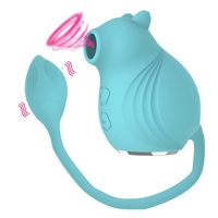 Vibrateur interactif pour couples, vente en gros d'usine, 10 fréquences, fonction de succion, double tête, pour préliminaires