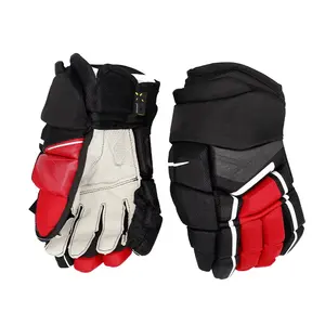 Pro Hockey Gear Supplier 12'' 13'' 14'' Ice Hockey Gloves Customized logo Lacrosse ball hockey gloves with max protection