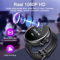 Mini Cámara HD 1080P, Reloj Inteligente con Grabador de Video y Audio, Micro Videocámara Deportiva de Muñeca