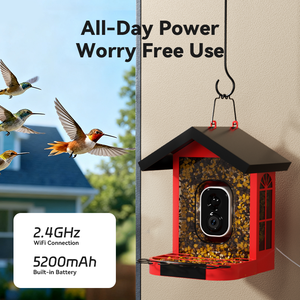 Chim trung chuyển với máy ảnh ai nhận dạng chim năng lượng mặt trời thông báo ngay lập tức ghi âm tự động của chim HD đầy đủ - Product Image 4