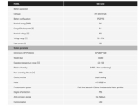 Système de stockage d'énergie à batterie liquide de 261 kWh, système de refroidissement liquide, extérieur, IP55, LFP, armoire BESS pour applications commerciales et industrielles, solaire