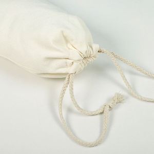 Sac en twill personnalisé avec impression de logo, grand format, pour le rangement des chaussures, des vêtements, des chapeaux, pochette anti-poussière en coton haut de gamme avec cordon de serrage - Product Image 4