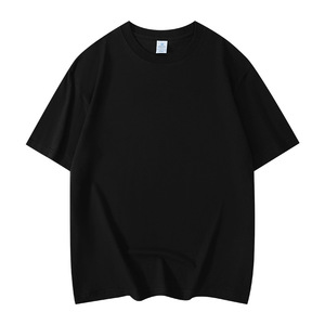 High Quality 100 Cotton 230gsm Heavyweight <b>Men</b> Tshirt Custom logo Heavy Oversize T-shirt Blank Custom t Shirt - Product Image 2