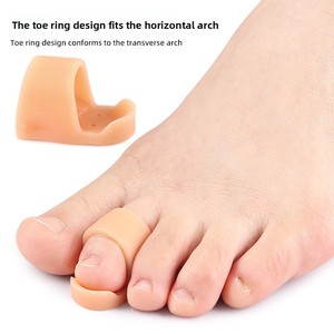 جهاز تقويم العظام منحني بإصبع القدم مع مطرقة قابلة للتعديل على شكل وسادة حماية متداخلة للتمدد لتصحيح أصابع المطرقة - Product Image 2