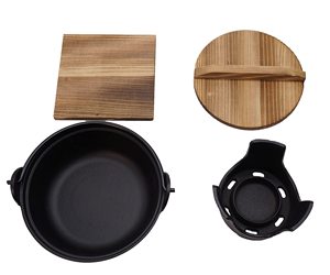7 "hierro fundido japonés <span class=keywords><strong>Sukiyaki</strong></span> olla caliente fondue de queso, cocina de camping - Product Image 6