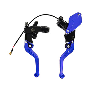 Frein hydraulique modifié pour motocross, maître-cylindre style feuille d'érable, levier d'embrayage et de frein à disque réglables, exclusivement pour - Product Image 1
