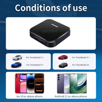 Boîtier Android 13 sans fil AI pour Tesla Model 3 Y, 8 Go + 128 Go, Wi-Fi double bande, Bluetooth, Autoabc H2, Google Play Store, Streaming, Navigation