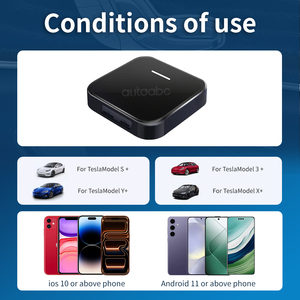 Boîtier Android 13 sans fil AI pour Tesla Model 3 Y, 8 Go + 128 Go, Wi-Fi double bande, Bluetooth, Autoabc H2, Google <span class=keywords><strong>Play</strong></span> <span class=keywords><strong>Store</strong></span>, Streaming, Navigation - Product Image 3