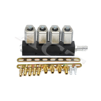 ACT Autogas - Kit de Repuestos para Automóviles, Kit de Conversión de Gas GLP Ajustable, Secuencial, 4 Cilindros, Riel de Inyectores de Combustible CNG/GLP