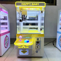 Mini machine à griffes à monnayeur, jeu d'arcade de type grue, armoire de capture de jouets en peluche en plastique pour enfants, centre de divertissement commercial