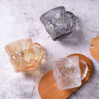 Tasse en verre transparent Raymond faite à la main, 40 ml, mini-tasse à expresso en verre sodocalcique pour thé, shot.