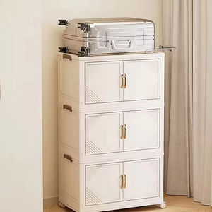 8097-3 Multifonctionnel 3 Couche Pliable Salle De Bains Organisateur Pliant Armoire De Rangement - Product Image 1
