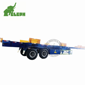 Semirremolque <span class=keywords><strong>Portacontenedores</strong></span> <span class=keywords><strong>de</strong></span> 2 Ejes para Terminal Marítimo - Product Image 3