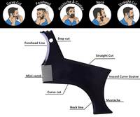 Nouveaux outils de coupe de cheveux de style de mise en forme de barbe aligner le pochoir de modèle de bord de barbe pour couper la moustache