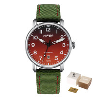 Montre mécanique élégante et moderne, montre mécanique de haute qualité avec mouvement fiable, fonction étanche, montre classique décontractée