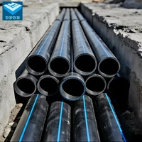 Tuyau en PEHD à faible friction, diamètre 20-1200 mm, pour le transfert d'énergie sur de longues distances à faible consommation