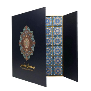 eco friendly best price custom luxury ramadan advent calendar box for gift packaging