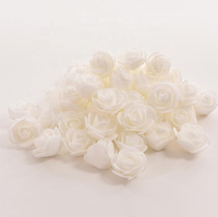 Ours en roses fait main DIY, décoration de mariage et de maison, mini fleurs artificielles en mousse PE, 3,5 cm, durée de vie de 3 ans