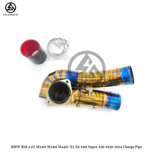 Tuyau de charge en titane B58 CSZ Performance pour BMW <span class=keywords><strong>M240i</strong></span> M340i M440i X5 X6 540i Supra A90 3.0T 3 "76mm Tuning Exhaust Gen2 - Product Image 6