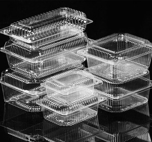 Tốt nhất bán vỏ sò thực phẩm <span class=keywords><strong>container</strong></span> rõ ràng thân thiện với môi Pet vỏ sò nhựa thực phẩm dùng một lần món tráng miệng <span class=keywords><strong>container</strong></span> với nắp - Product Image 4