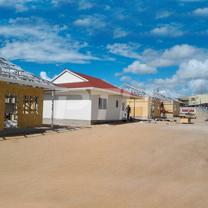 PTH Moderne Lichtstalen Luxe Villa Prefab Geprefabriceerde Structuur voor <span class=keywords><strong>Hotel</strong></span>- & Appartementengebruik in Mozambique - Product Image 3
