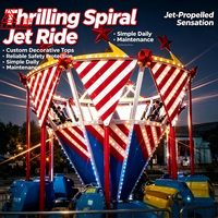Produits populaires : Manèges de parc d'attractions intérieur/extérieur, Chaise volante double rotative à tirage aérien, Jet spiralé
