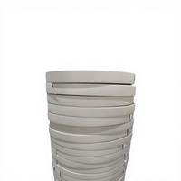 Bande de chant en mélamine PVC souple effet bois blanc et noir 1,5 mm 2 mm 35 mm pour bordure de table en ABS et MDF