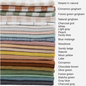Usine OEM personnalisé lin Corbed ensemble de literie drap de haute qualité lin satin tissu hôtel draps de lit linge de lit parure de lit - Product Image 5