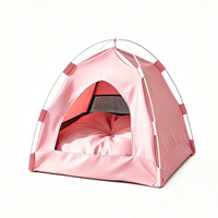 Lit de tente portable personnalisé pour chat, OEM ODM, pliable, respirant, pour chat et chien, avec coussin, pour intérieur, extérieur, voyage, quatre saisons