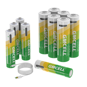 2500mah 1.5V AA AAA USB-C Lithium Li-ion Lipo <span class=keywords><strong>Rechargeable</strong></span> Type USB C Recargable Pilas Baterias Petite Batterie Avec Chargeur - Product Image 1