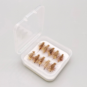 Mouches artisanales pour <span class=keywords><strong>la</strong></span> pêche à <span class=keywords><strong>la</strong></span> <span class=keywords><strong>mouche</strong></span> sèche, caddis en poils de cerf, flottantes à haute flottabilité, appâts de surface, mouches Tenkara, pour <span class=keywords><strong>la</strong></span> truite et le brochet, caddis en poils d'élk. - Product Image 2