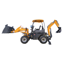 Terne 4x4 terne escavatore Diesel CE Epa motore grande Mini retroescavatore trattore agricolo