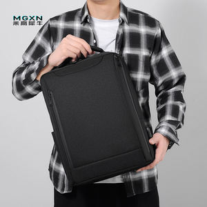 Mochila impermeable personalizada, mochila para ordenador portátil con carga USB, mochila informal de negocios universitarios para hombres - Product Image 4