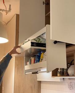 Customizable Modular Kitchen Cabinets Glass Resin Soft-Close Hardware Multi-Functional Storage Modern Kitchen Design Custom - Product Image 2