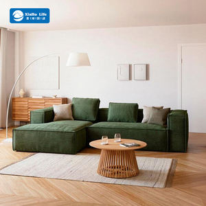 Moderne Italiaanse Familie Meubelen Luxe Vrijetijdshuis Modulaire Compressie Sofa Set Met Armleuning Stof Voor Appartement Gebruik - Product Image 1