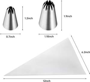 Kit d'outils de décoration de gâteaux en gros (137/110/84 pièces) avec plateau tournant, ustensiles de pâtisserie et de cuisson, et douilles à glaçage - Product Image 3