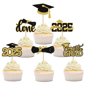 2025 Insertion <span class=keywords><strong>de</strong></span> carte <span class=keywords><strong>de</strong></span> gâteau <span class=keywords><strong>de</strong></span> remise des diplômes décoration <span class=keywords><strong>de</strong></span> fête saisonnière avec diplôme docteur chapeau Insertion <span class=keywords><strong>de</strong></span> Dessert <span class=keywords><strong>de</strong></span> Noël festif - Product Image 1